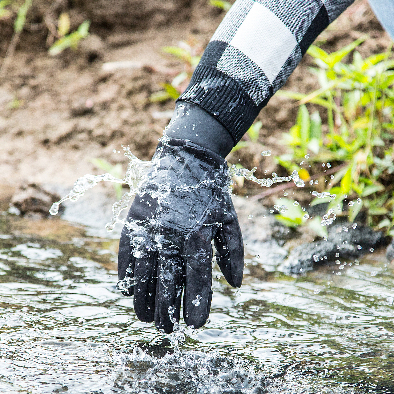 图片拍摄 设计合成 后期精修 亚马逊防寒钓鱼手套