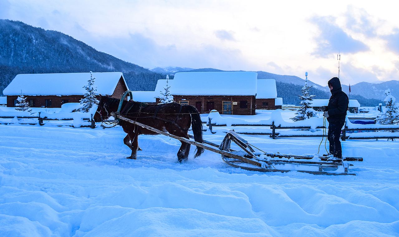 北疆风光-冬（图ZODgxNTM2Mjg=） - 风光摄影 - 站酷设计师七维视觉原创素材 - 站酷ZCOOL