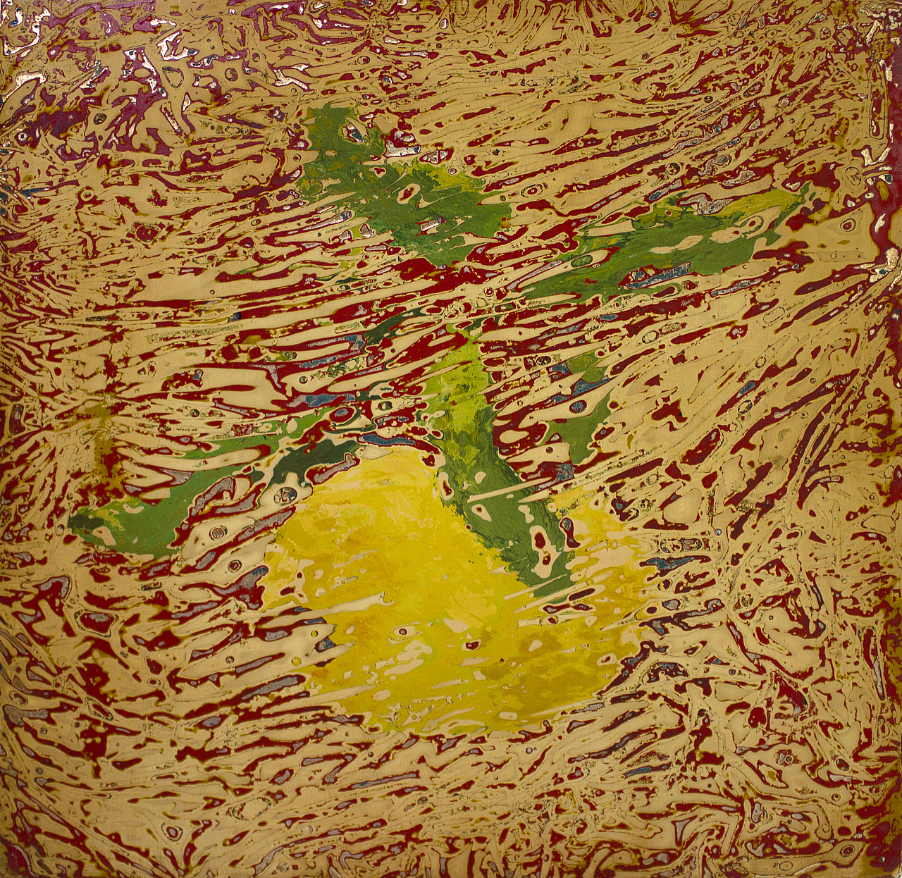 《格致》,斑驳的肌理,分割自然的力量,磨痕犹在,方为格致.