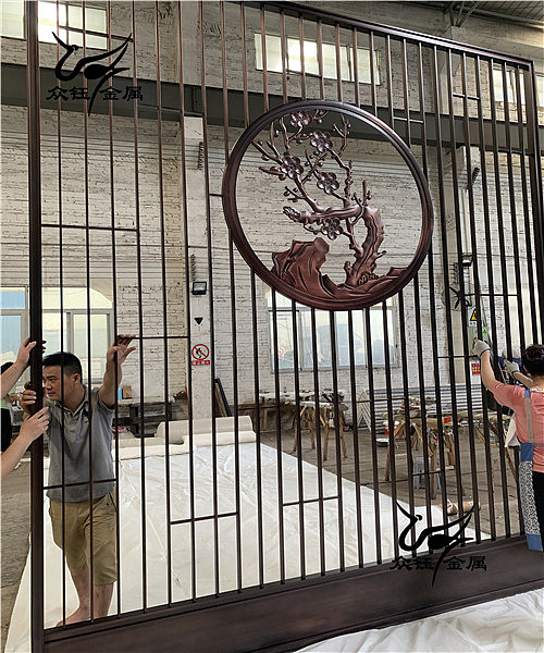 铝板雕刻镀铜镂空屏风 各种高档场所屏风定制（图ZMjE5NDQzOTky） - 其他工业/产品 - 站酷设计师艺术金属原创素材 - 站酷ZCOOL