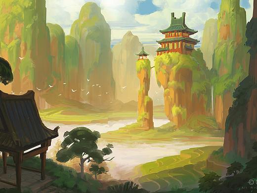风格化中国风场景系列