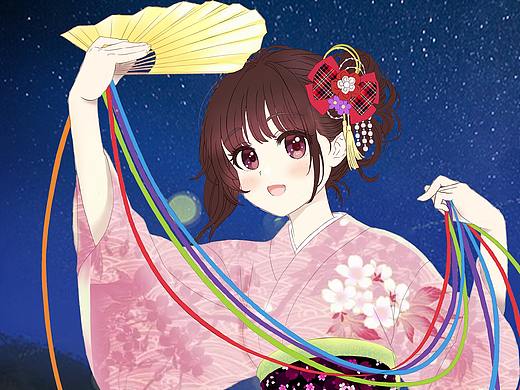 日式和服少女