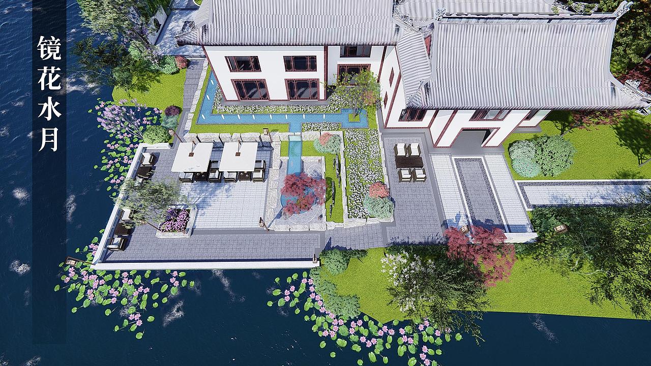 临湖会所景观设计 lumion出图