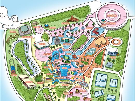 福建省厦门方特水上乐园手机智慧地图
