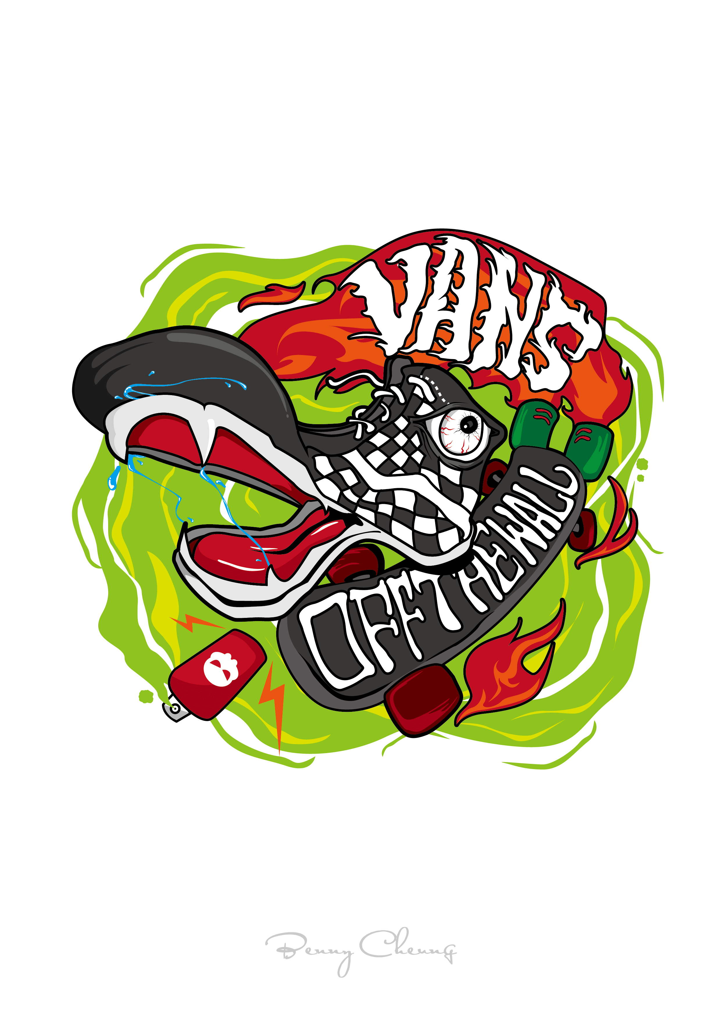 Crazy vans（图ZNDc3MTc5ODQ=） - 图案 - 站酷设计师Benny_Cheung原创素材 - 站酷ZCOOL