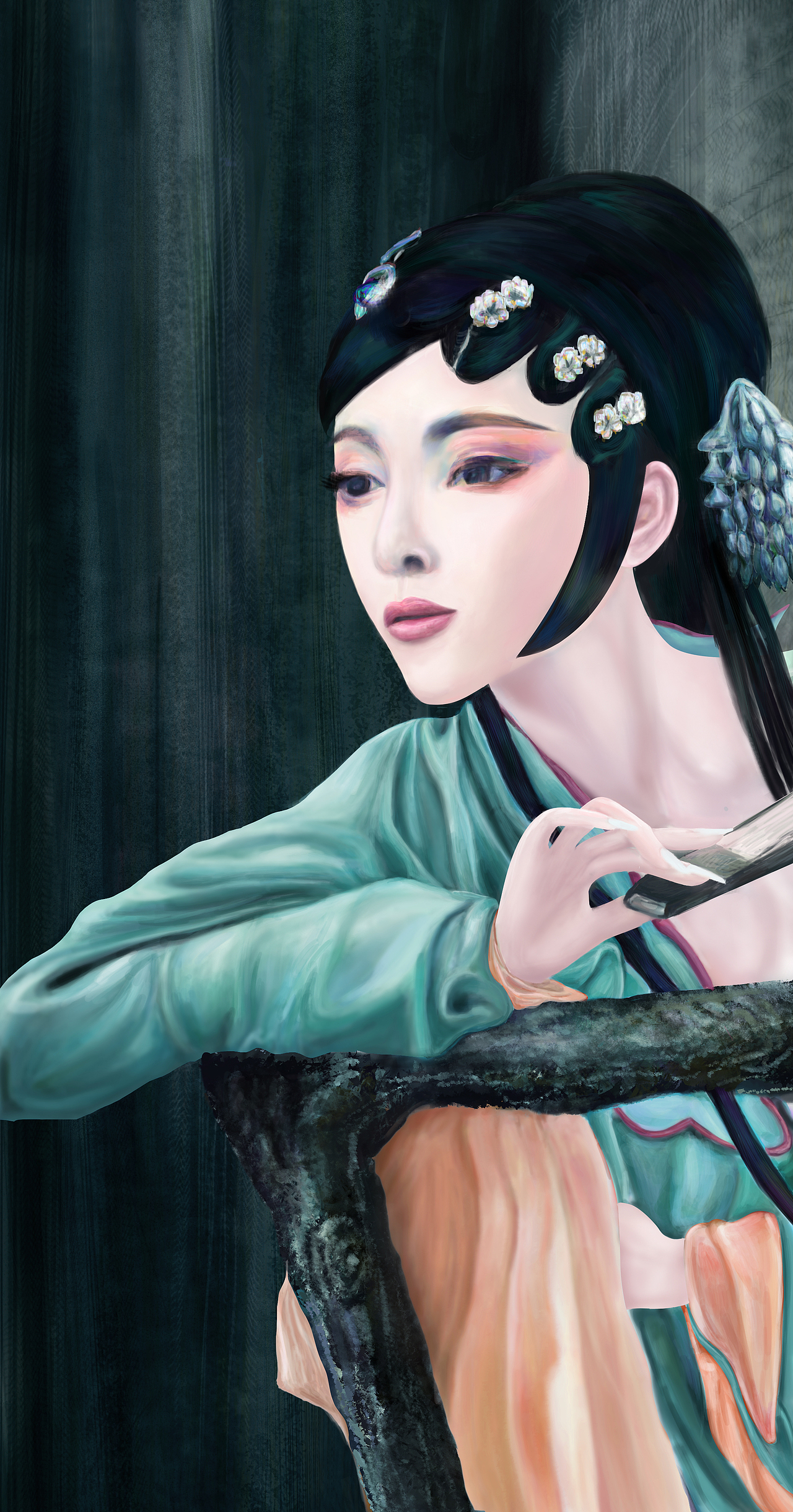 古风 美女（图ZMTE3NzQ3NzQw） - 像素画 - 站酷设计师Amy1417原创素材 - 站酷ZCOOL