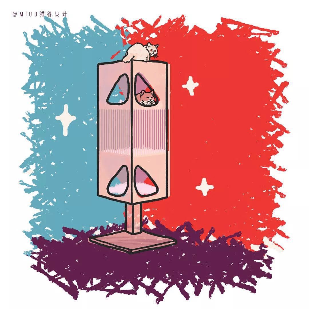 原创漫画——猫爬架的诞生