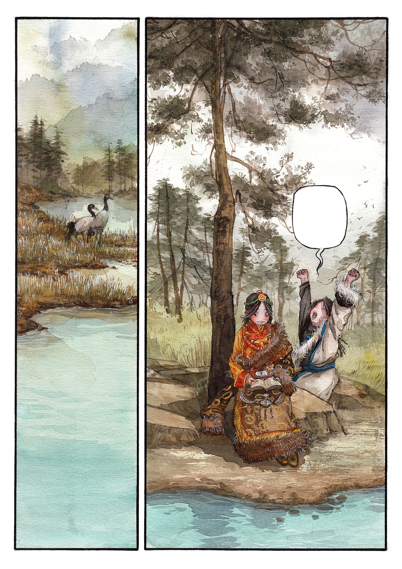 漫画《仓央嘉措》近期（图ZMzIwODE5NzI=） - 中/长篇漫画 - 站酷设计师格子炒饭原创素材 - 站酷ZCOOL