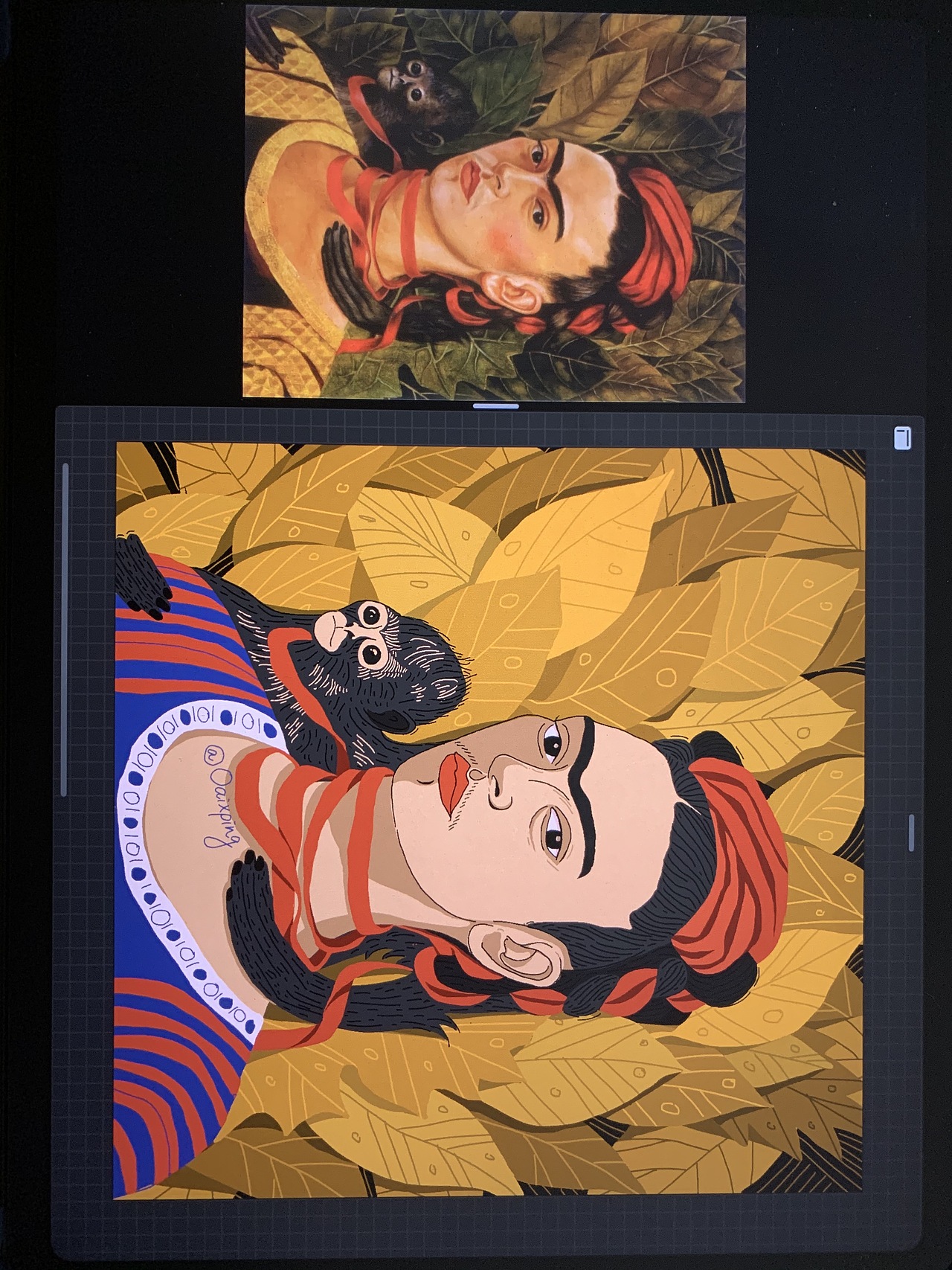 名画转插画系列
