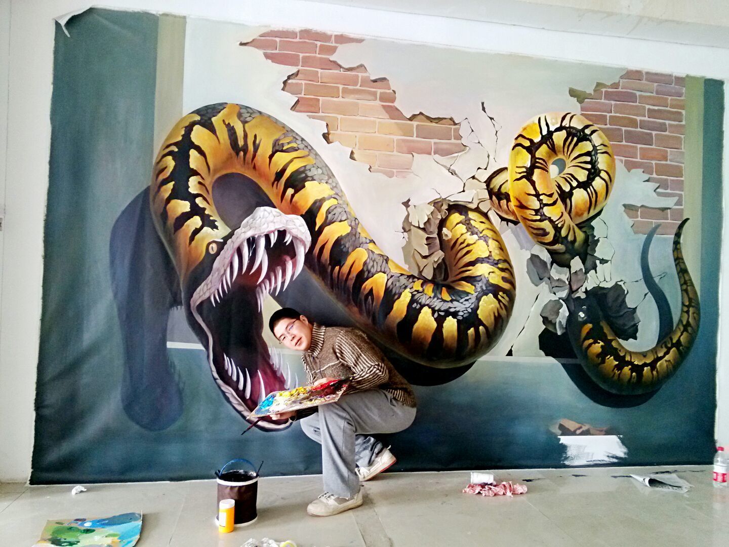 3d狂蟒 舟可手绘工作室作品