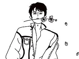 黑白插画