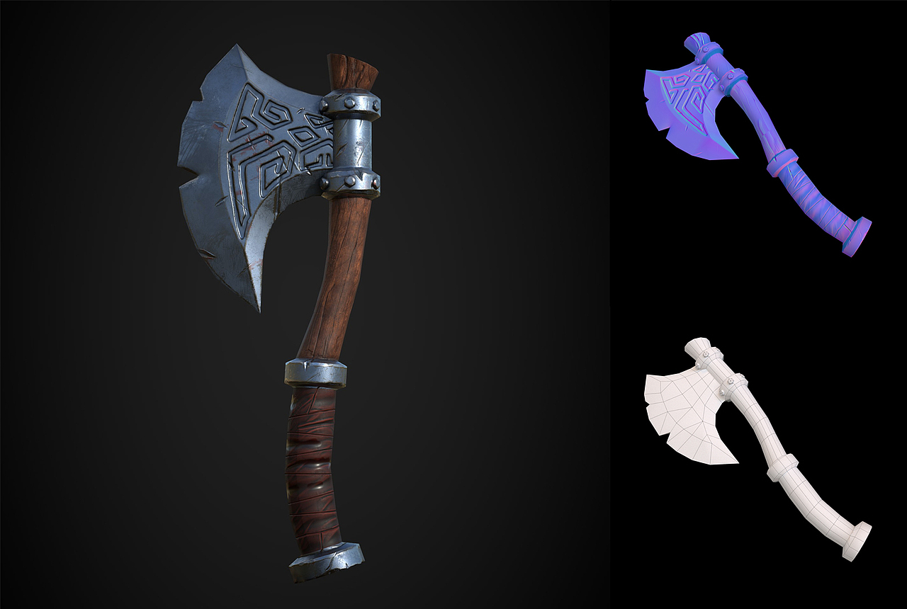 戰(zhàn)斧（圖ZMjM1NDAxOTMy） - 動畫/影視 - 站酷設(shè)計師XwhArt原創(chuàng)素材 - 站酷ZCOOL
