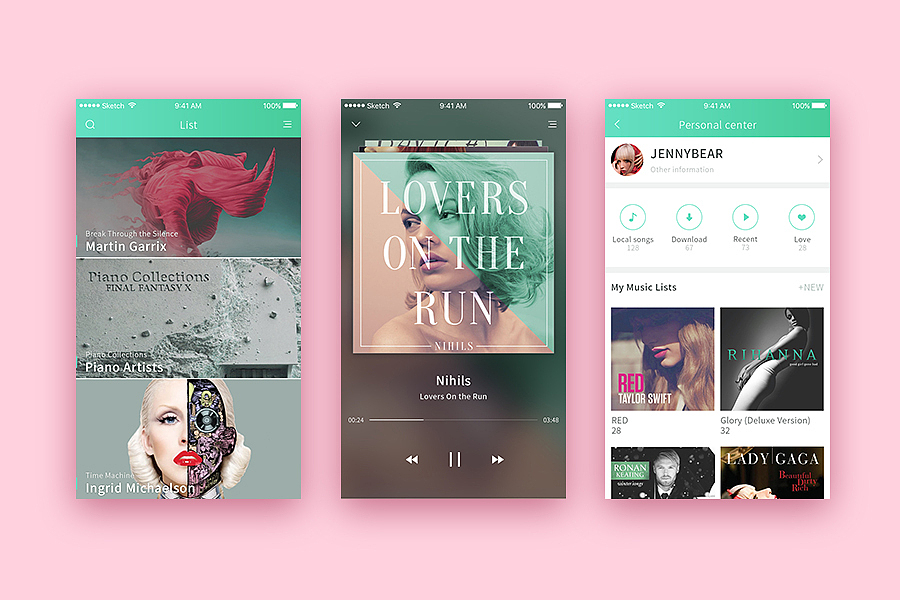 UI配色（图ZNjM2OTMxOTY=） - APP界面 - 站酷设计师小汤圆子原创素材 - 站酷ZCOOL