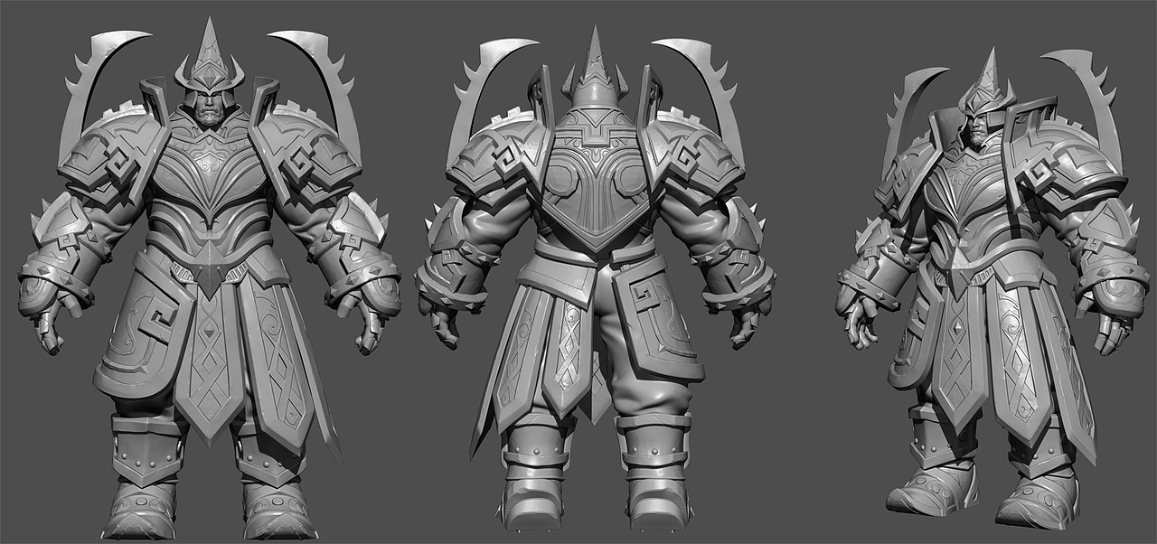 全民无双次世代maya高精度模型云图动漫学院