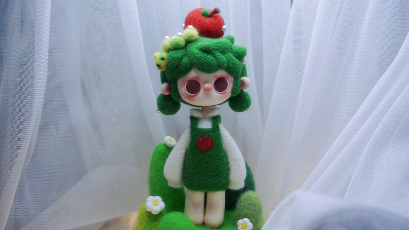 🌲🐛🍎超轻粘土+羊毛毡🍎🐛🌲（图ZMzY5NjMxNTcy） - 手办/模玩 - 站酷设计师乔儿_蛮原创素材 - 站酷ZCOOL
