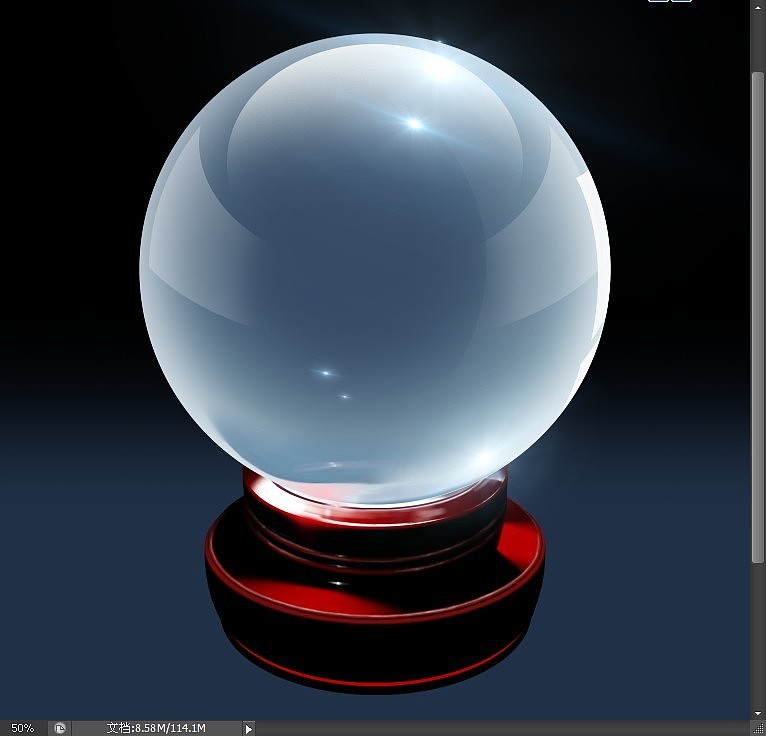 水晶球(含制作步骤解析和PSD下载)(图ZMTE2NDc5MDA=) - 创作习作 - 站酷设计师SW伯爵原创素材 - 站酷ZCOOL