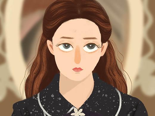 超级好看的小姐姐插画头像