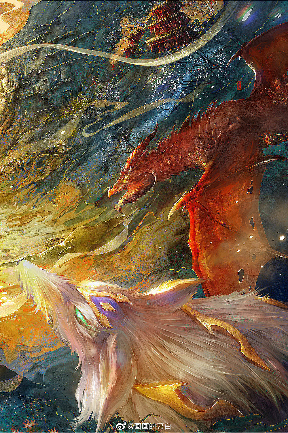 猎魂觉醒海报—梦回丝路（图ZMjY0NTExMzEy） - 商业插画 - 站酷设计师慕白__原创素材 - 站酷ZCOOL