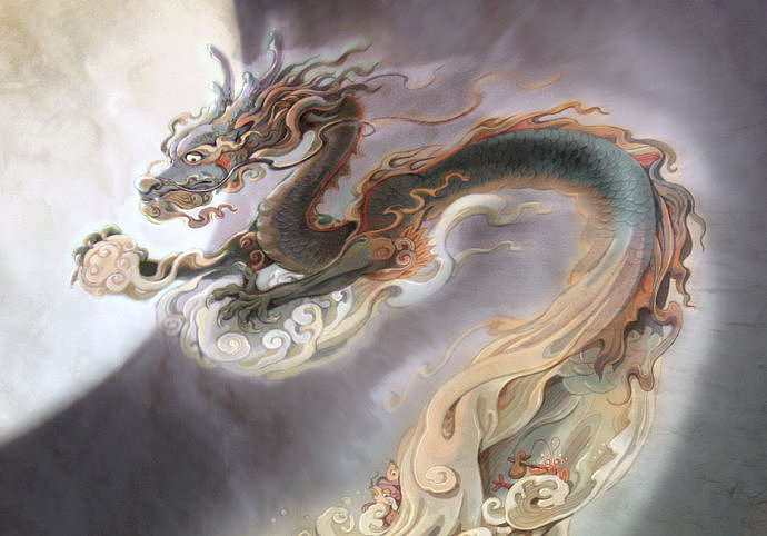 龙系列之《源》（图ZMzE5Mjk5Ng==） - 商业插画 - 站酷设计师莲羊原创素材 - 站酷ZCOOL