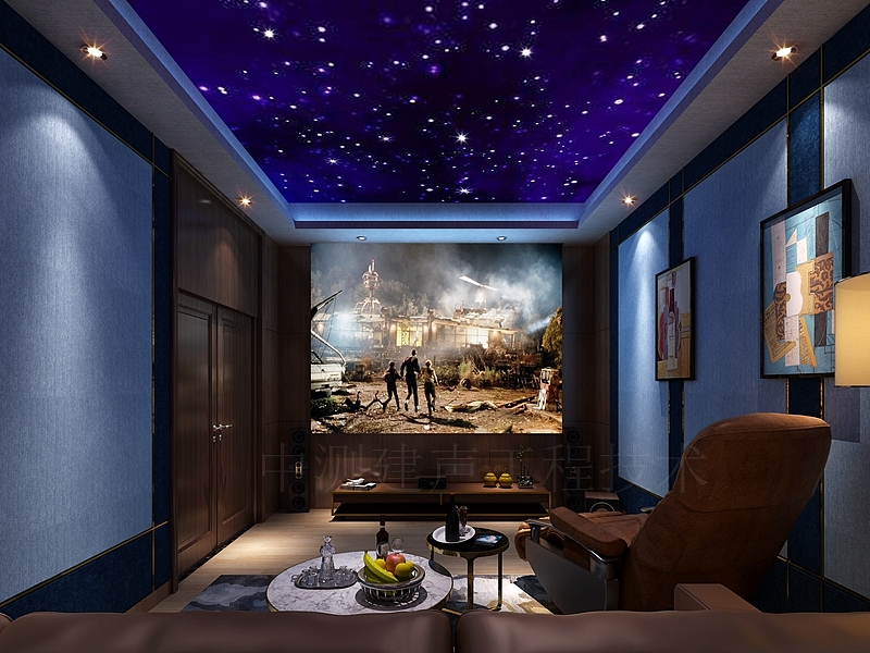 成都家用视听室设计之温江现代风格