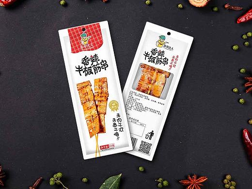 烤串品牌包装设计,零食快消包装设计，IP包装设计