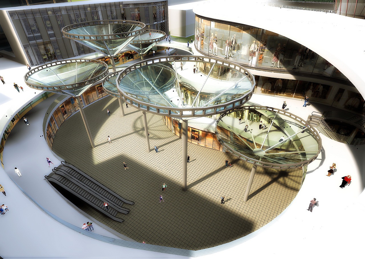 商业内街空间|三维|建筑/空间|xhq1986721 - 原创作品 - 站酷 (zcool)