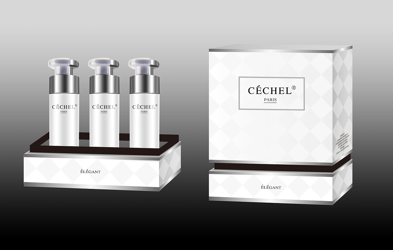 化妆品套盒包装效果图（图ZMzUyNzkwODA=） - 包装 - 站酷设计师Miao小丹原创素材 - 站酷ZCOOL