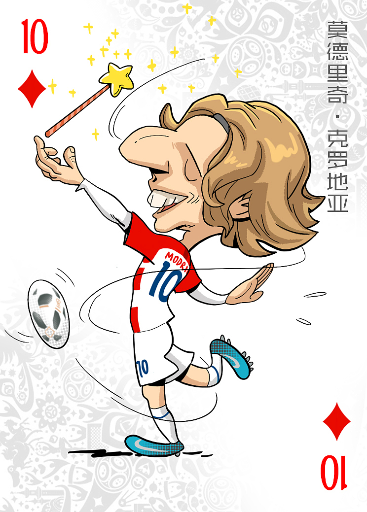 世界杯杯球星漫画扑克设计（图ZMTE5MjgzOTg4） - 商业插画 - 站酷设计师尚亚努扎伊原创素材 - 站酷ZCOOL