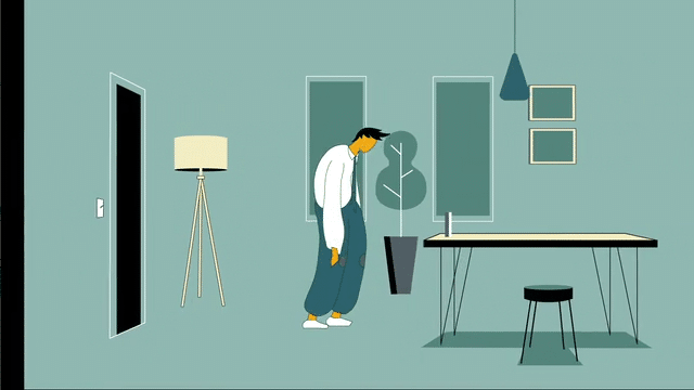 Tired | Personal Practice | Motion Graphics