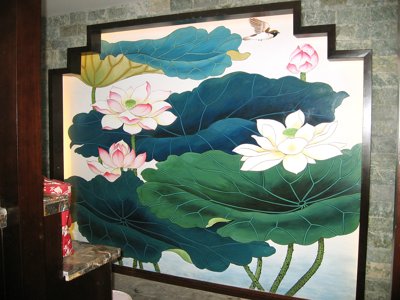 淮北美容院墙绘壁画项目