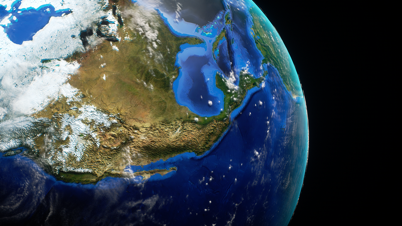 c4d地球写实材质