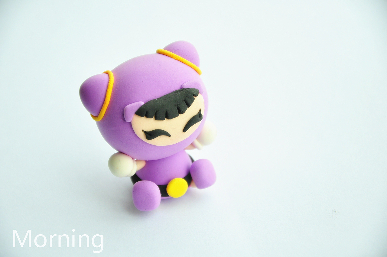 粘土手办   泡泡堂人物丶