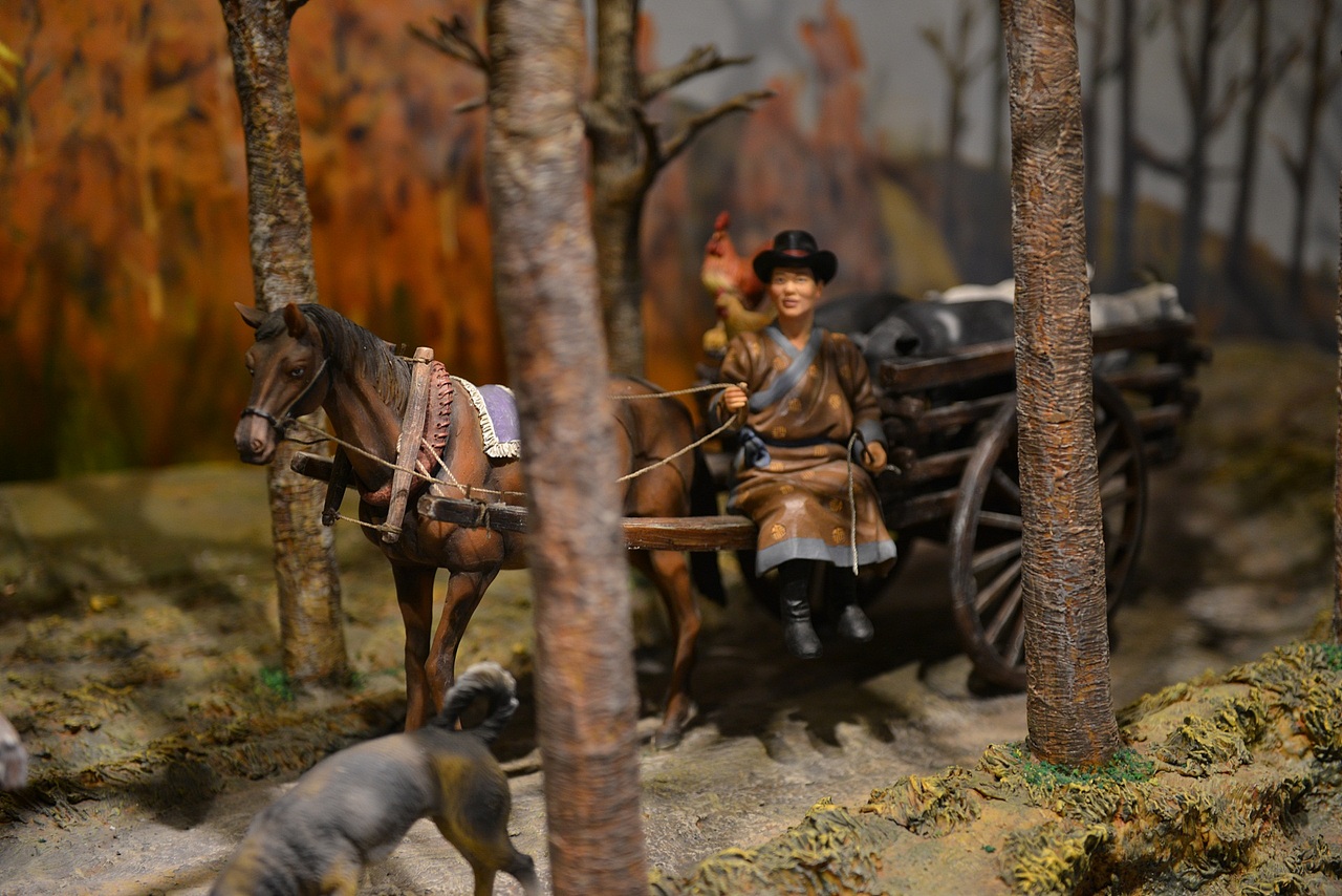 56个民族婚俗微雕2