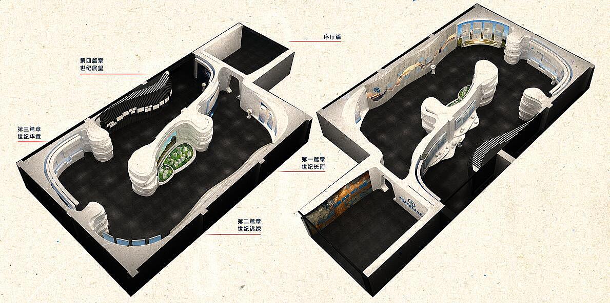 北邮校史馆设计（图ZMjAxNzE3NDI4） - 其他三维 - 站酷设计师云迪vind原创素材 - 站酷ZCOOL