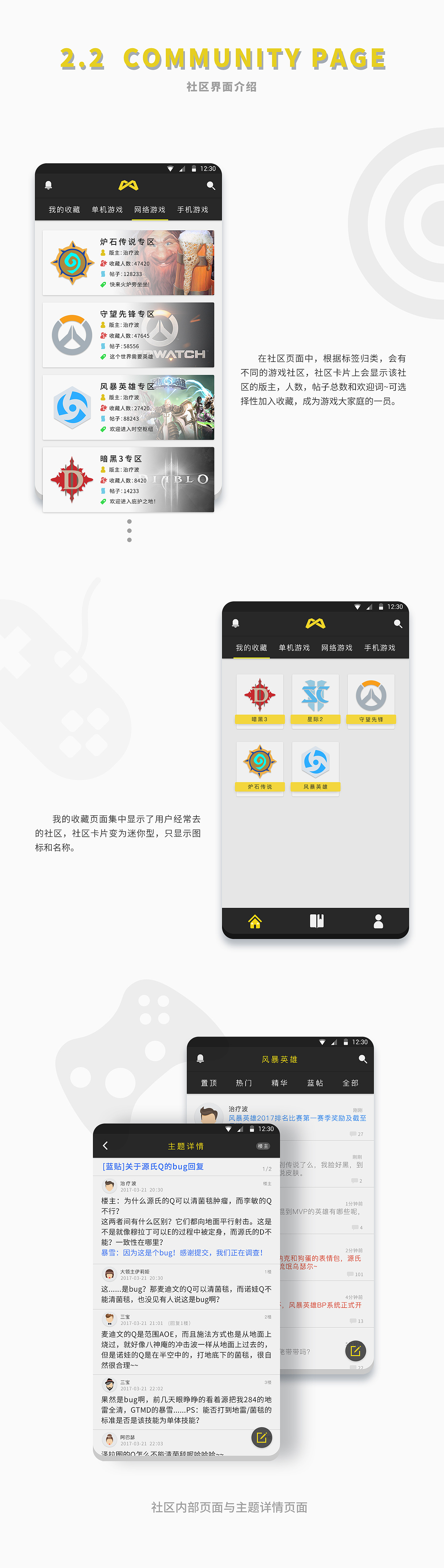 Gamer玩家社區(qū)（圖ZODAwMTQ4MDg=） - APP界面 - 站酷設(shè)計(jì)師治療波原創(chuàng)素材 - 站酷ZCOOL