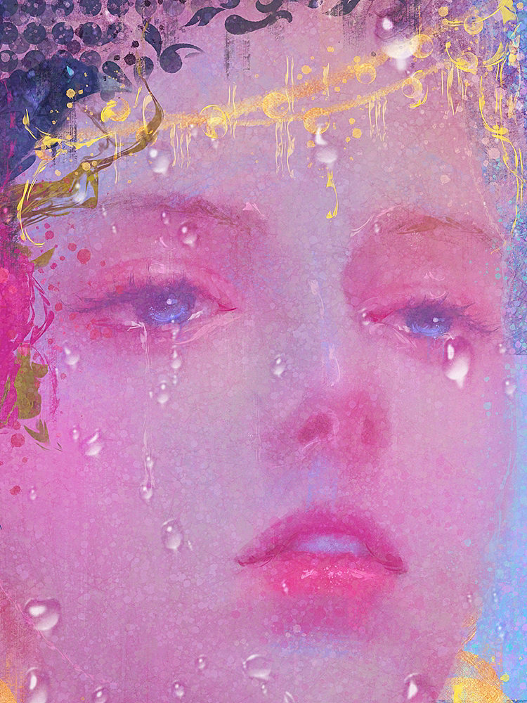 澌作品——「泪系列零二 零三」（图ZMzYxNDI0OTQw） - 艺术插画 - 站酷设计师DISS澌原创素材 - 站酷ZCOOL