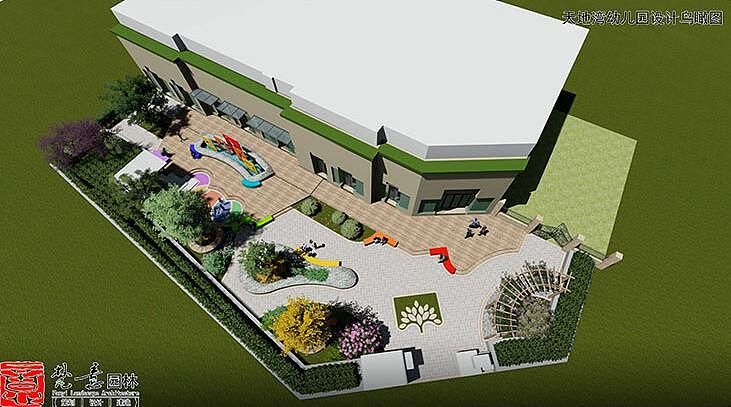 幼儿园景观设计——郑州天地湾幼儿园景观绿化设计案例（图ZMTIzNDk3Mjk2） - 景观设计 - 站酷设计师郑州庭院设计公司原创素材 - 站酷ZCOOL