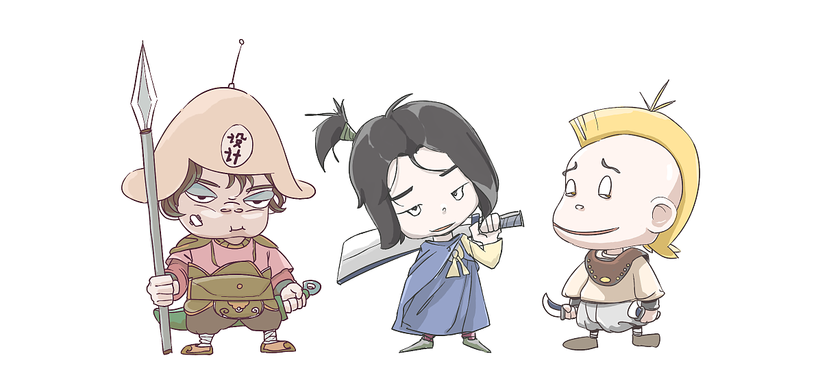 0703-卡通画（图ZMTY1ODAyNzMy） - 单幅漫画 - 站酷设计师加油吧中年人原创素材 - 站酷ZCOOL