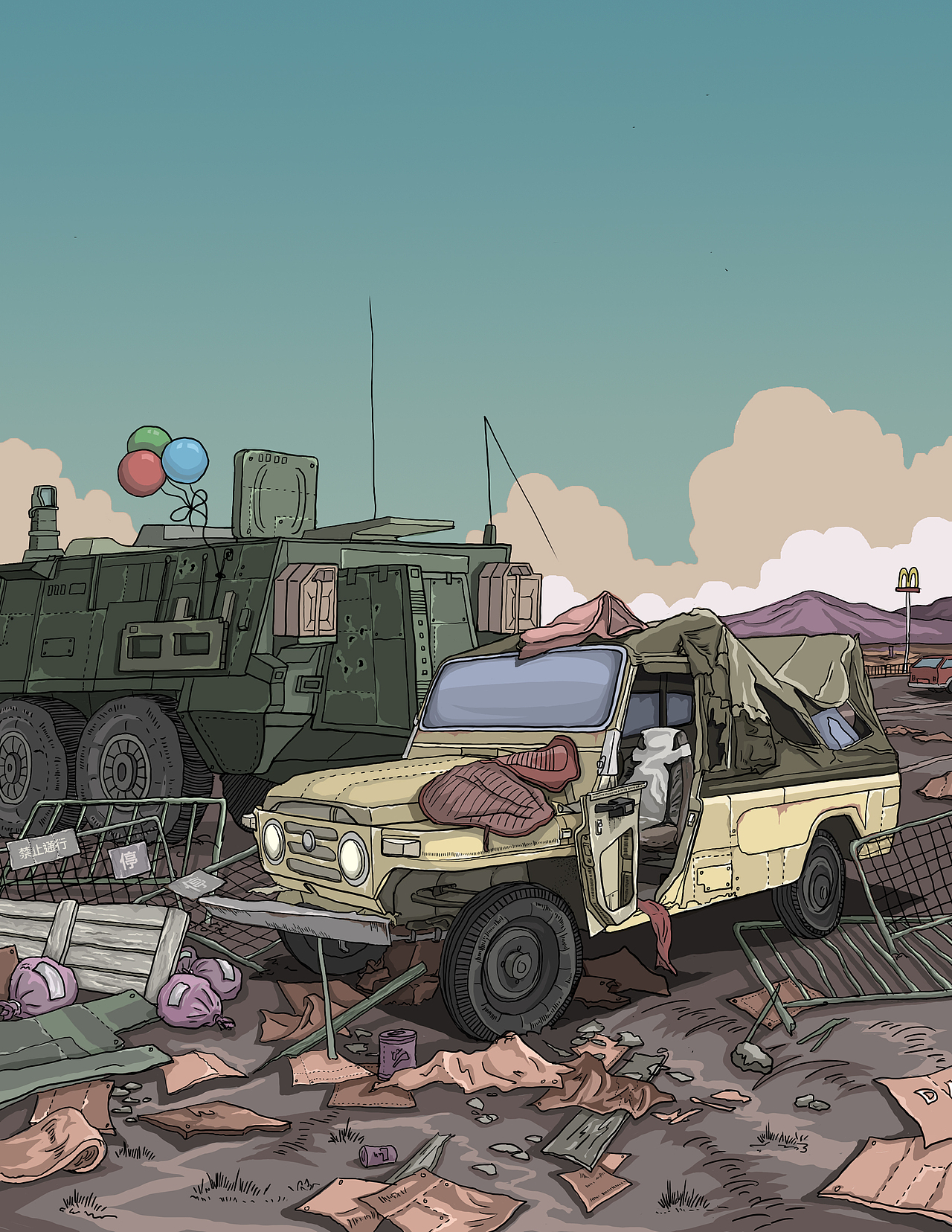 战后世界（图ZMjIwNzc5OTg4） - 游戏原画 - 站酷设计师HSChen原创素材 - 站酷ZCOOL