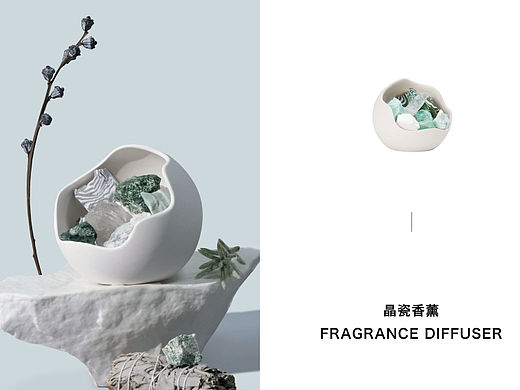 晶瓷香薰（个人主页-ZNjg0NzYxMzY=） - 工艺品设计 - 站酷设计师ELEPHANT_美妍原创素材 - 站酷ZCOOL