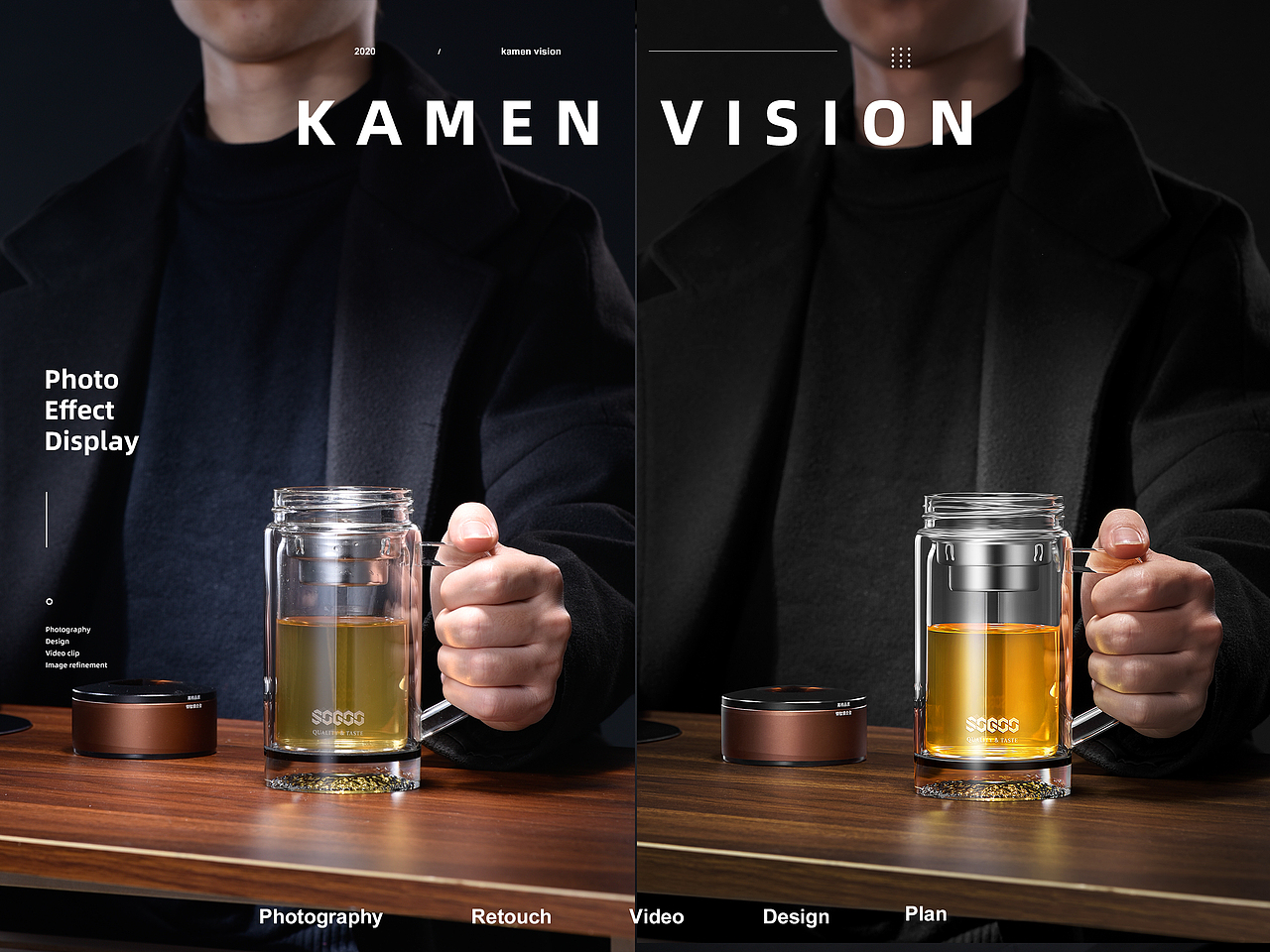 商务/玻璃杯 | 摄影精修对比-KAMEN VISION（图ZMjM1MjQwNTU2） - 产品摄影 - 站酷设计师咔门摄影原创素材 - 站酷ZCOOL