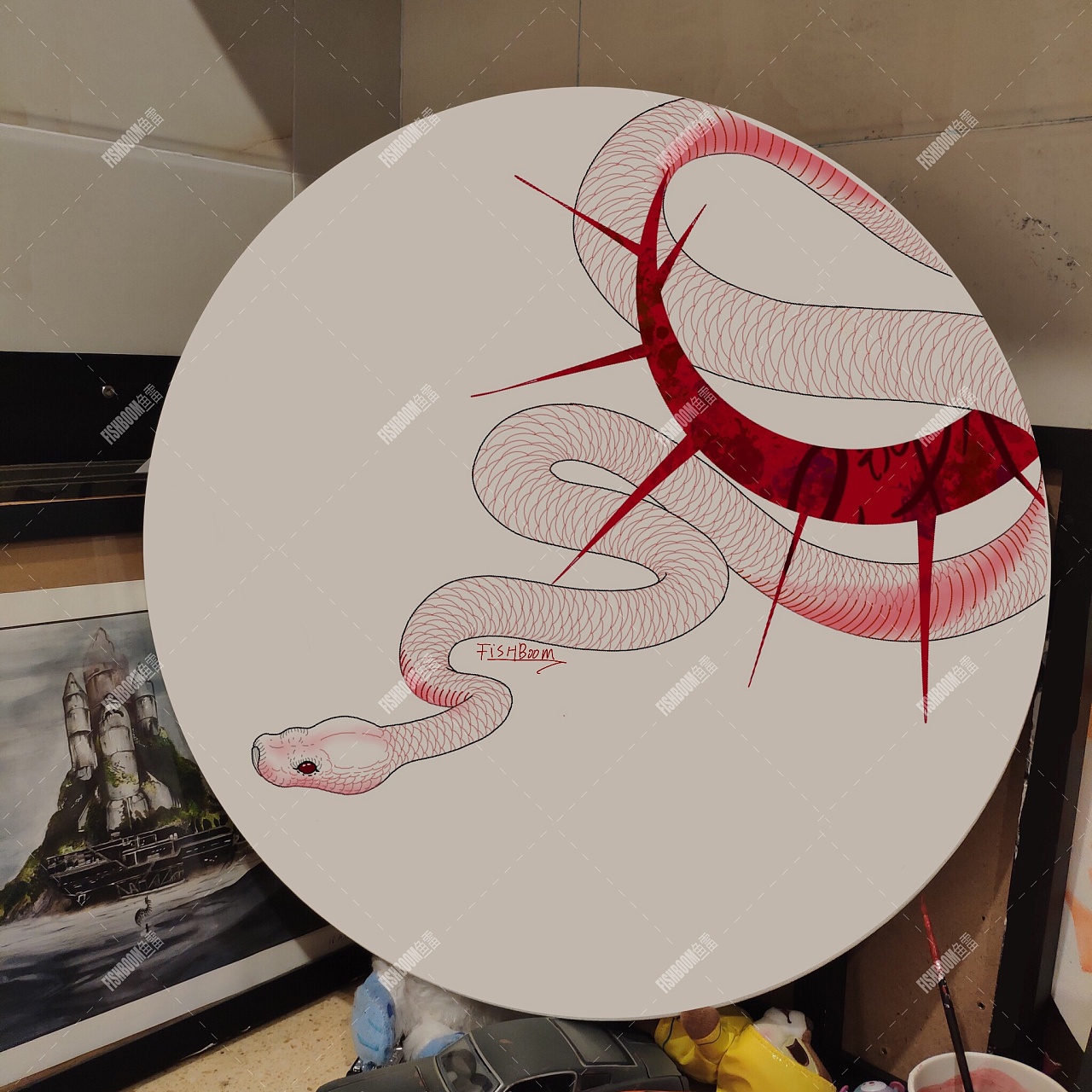 79画满100条不同的蛇79第70条《π》 请勿盗 这个图案对|插画