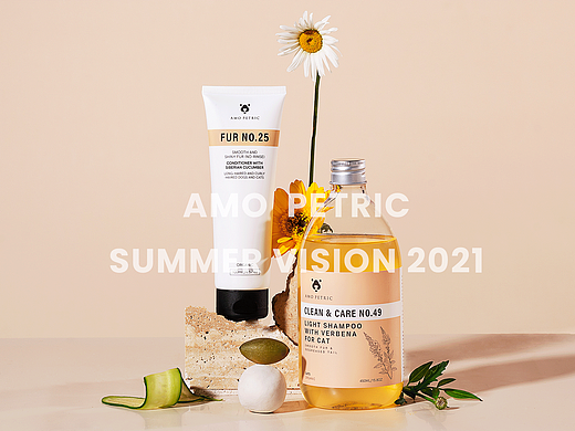 明朗植萃感｜2021夏季视觉海报 | Amo Petric宠物护理