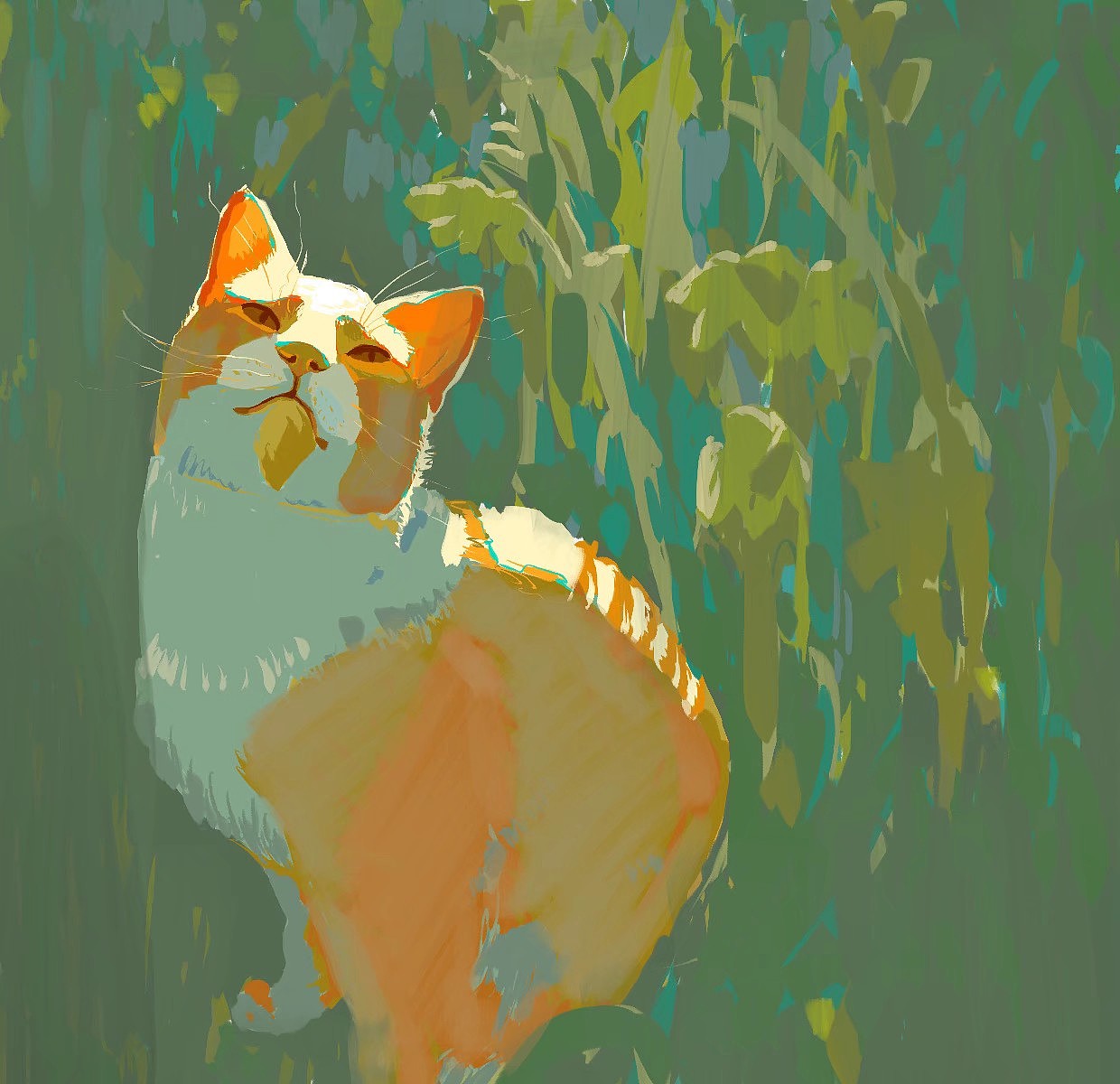 夏天的貓（圖ZMjYzMDE5MjQw） - 商業(yè)插畫 - 站酷設(shè)計師星立方x原創(chuàng)素材 - 站酷ZCOOL