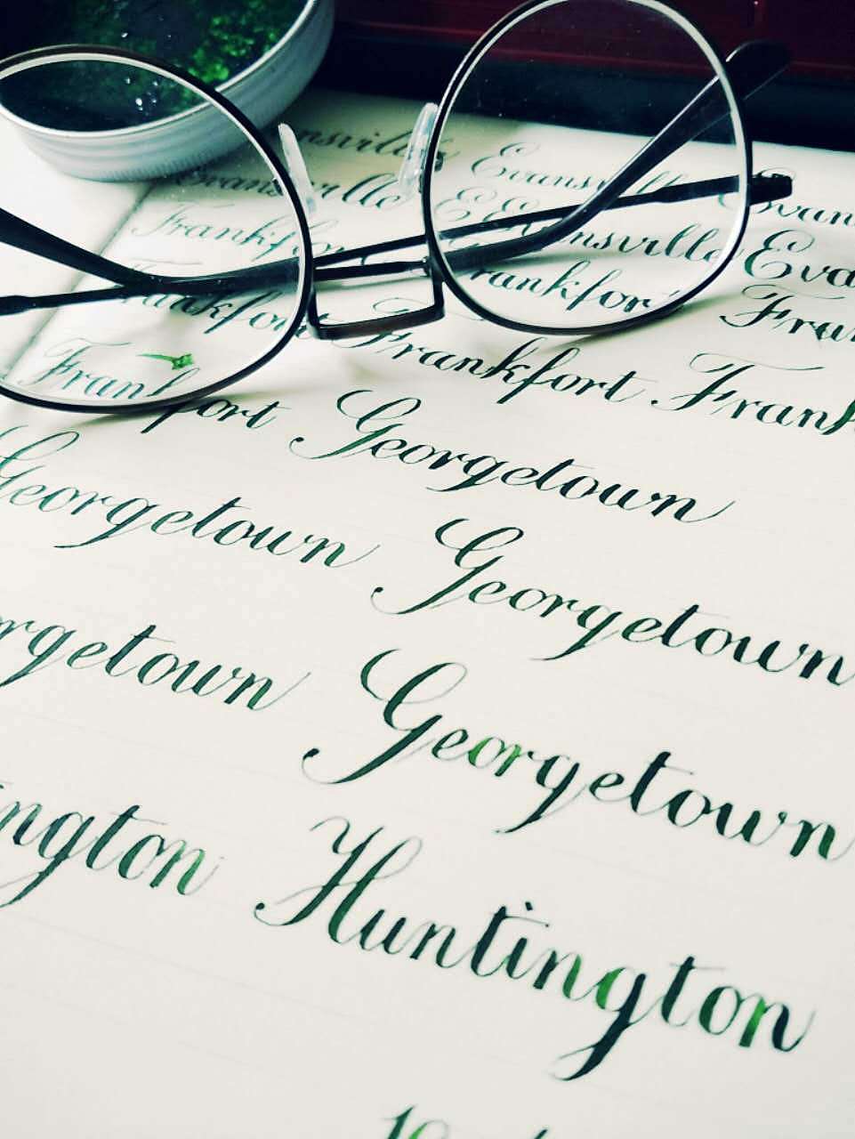 书写一片天地——英文花体字