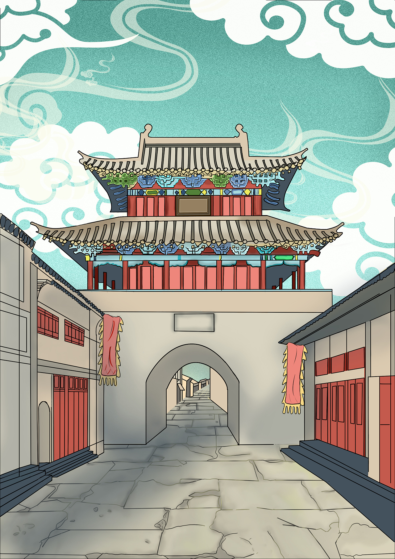 遇见洛阳|插画|商业插画|寻染 - 原创作品 - 站酷 (zcool)