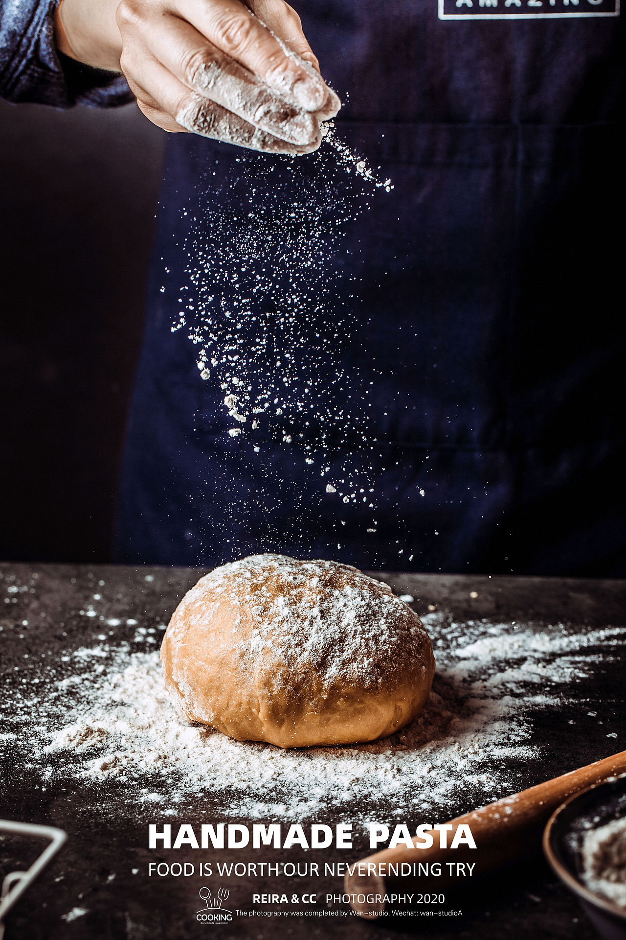 从最基础的和面,面条压制,晾干到烹饪呈现的摄影效果武汉/摄影师/3年