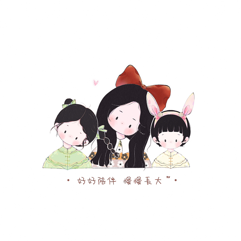 可爱头像（图ZMzYwNjE0NDk2） - 儿童插画 - 站酷设计师小Fu号原创素材 - 站酷ZCOOL