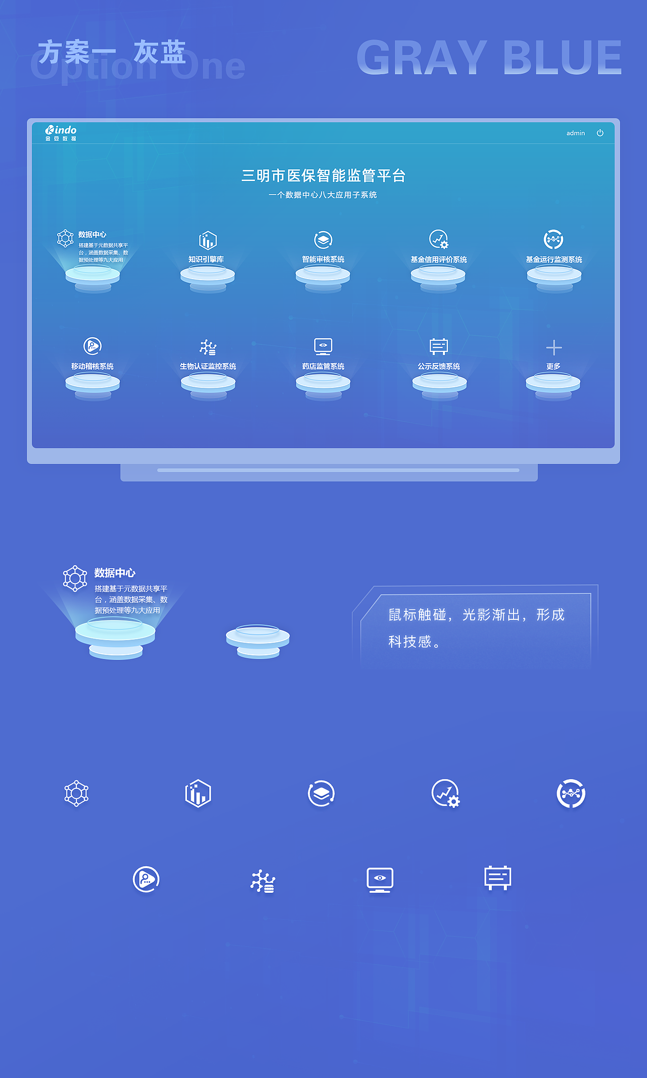 医疗B端平台导航页设计方案