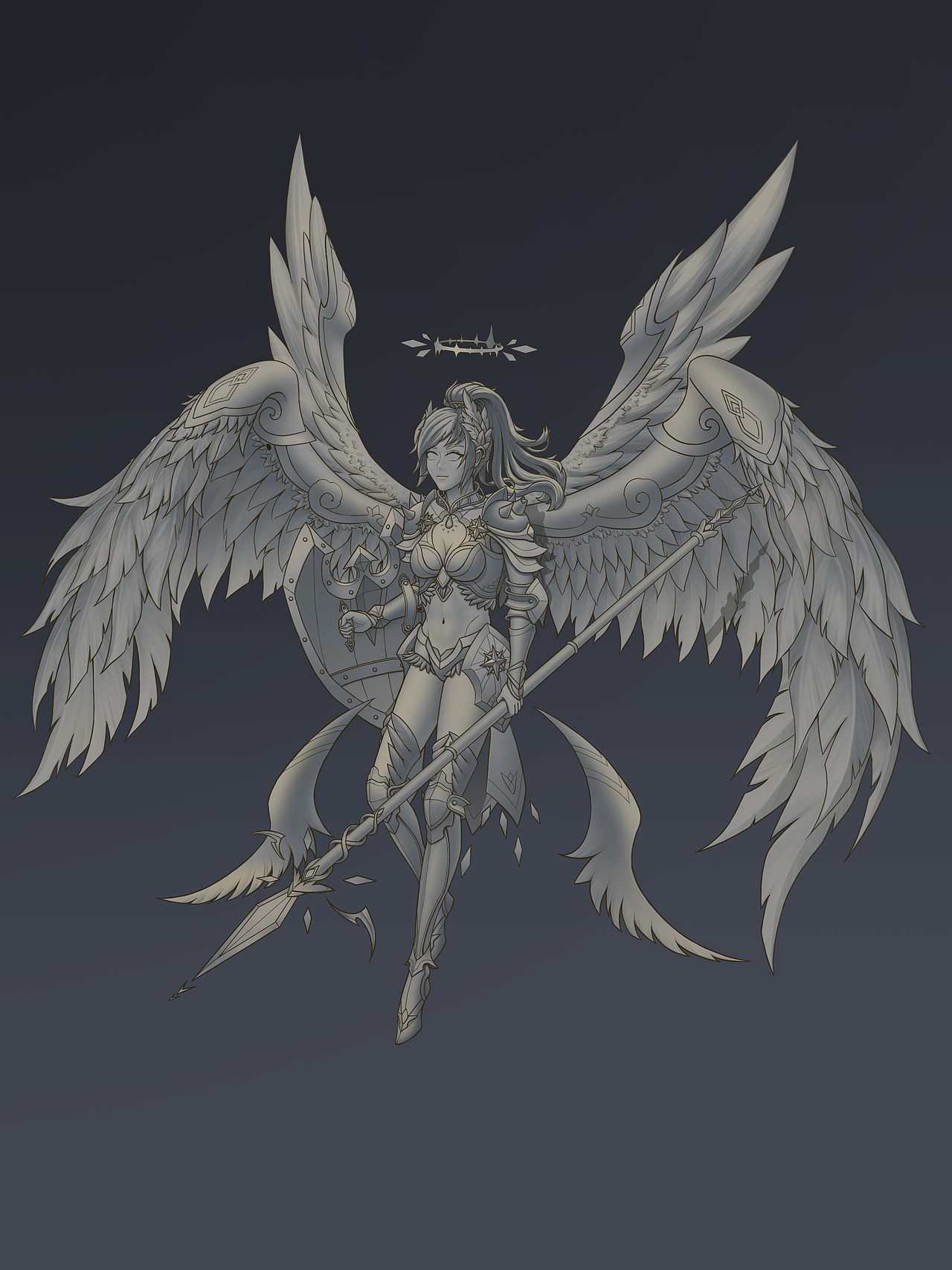 《六翼天使长–加百列》原画角色设计